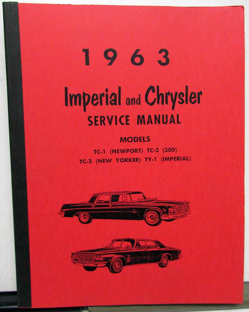 Factory Shop Service Manual for 1968 Chrysler & Imperial 