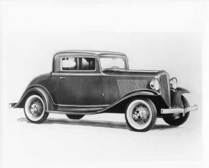 1932 Studebaker Rockne Six Coupe Illustrative Press Photo and Release 0003