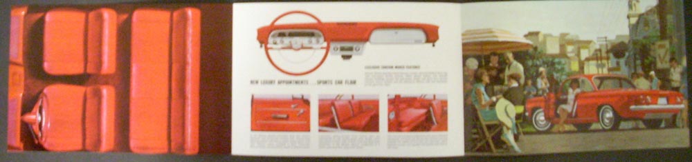 1960 Chevrolet Corvair Monza Club Coupe Sales Folder Original NOS