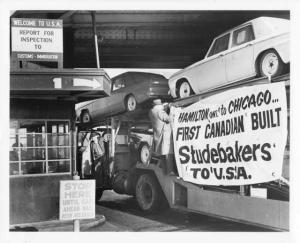 1964 Studebaker From Canada to US Press Photo and Release 0051