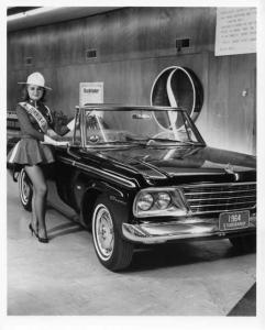 1964 Studebaker Miss Dominion & Studebaker Jane Kmita Press Photo & Release 0054