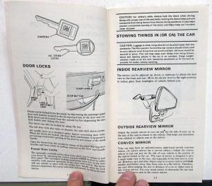 1979 Chevrolet Corvette Owners Manual ORIGINAL Care & Operation Instructions