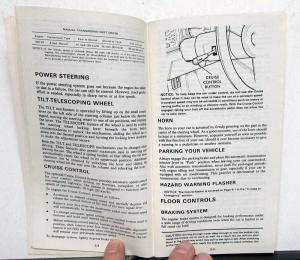 1979 Chevrolet Corvette Owners Manual ORIGINAL Care & Operation Instructions