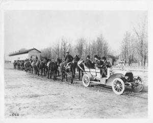 1905 Oldsmobile 4 Cylinder vs Mules Press Photo 0006