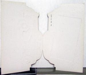 1938 La Salle V8 Die Cut Invitation Business Card Holder Viano Motors Concord MA