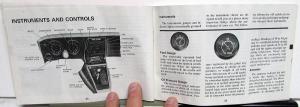 1974 Chevrolet Corvette Owners Manual ORIGINAL GM Specifications Operation