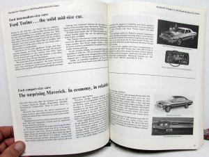 1973 Ford Lincoln Mercury New Car Buying Guide LTD Mustang Cougar Pantera L