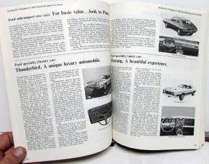 1973 Ford Lincoln Mercury New Car Buying Guide LTD Mustang Cougar Pantera L