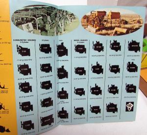 1973 International IH Dealer Sales Brochure Construction Equipment HD Tractors
