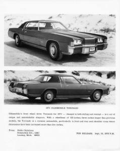 1971 Oldsmobile Toronado Press Photo 0179