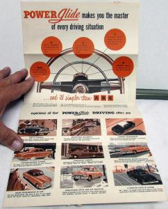 1951 Chevrolet Dealer Sales Brochure Mailer Powergide Transmission Introduction