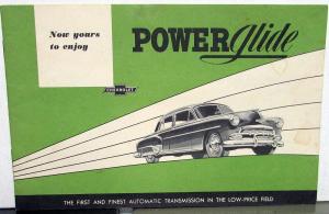 1952 Chevrolet Dealer Sales Brochure Powerglide Transmission In Cars Option