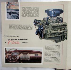 1953 Cadillac 60 62 75 Special Convertible Sales Folder Original