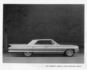 1962 Cadillac Series 62 Four Window Sedan Press Photo 0009