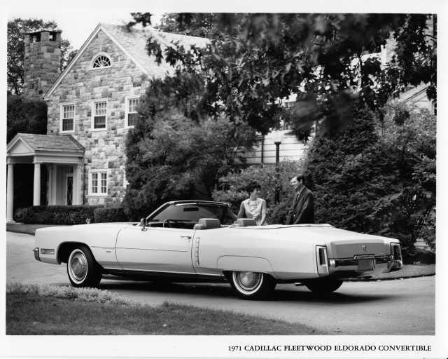 1971 Cadillac Fleetwood Eldorado Convertible Press Photo and Release 0019