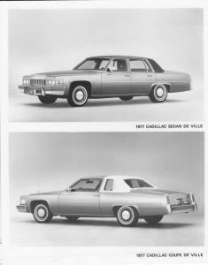 1977 Cadillac Sedan & Coupe DeVille Press Photo and Release 0029