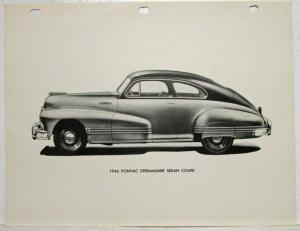 1940 1941 1942 1946 1947 1948 Pontiac Image Plates Set of 6