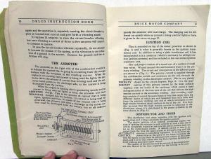 1916 Buick Delco Electrical System Owners Instruction Manual D44 45 46 47 Orig