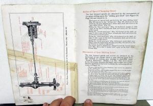 1915 Chalmers Master Six Owners Instruction Manual Care Operation Model 29 Orig