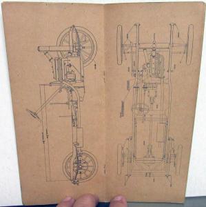 1916 Detroiter Owners Instruction Manual Care & Operation Briggs-Detroiter Orig