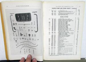 1914-1915 Studebaker Model SC SD 3-5 Four Cylinder Price List Parts Book Orig