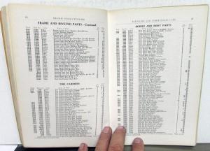 1914-1915 Studebaker Model SC SD 3-5 Four Cylinder Price List Parts Book Orig