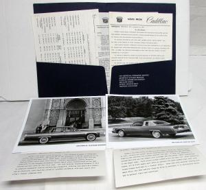 1978 Cadillac Fleetwood Limo Eldorado Deville Seville Press Kit Media Release