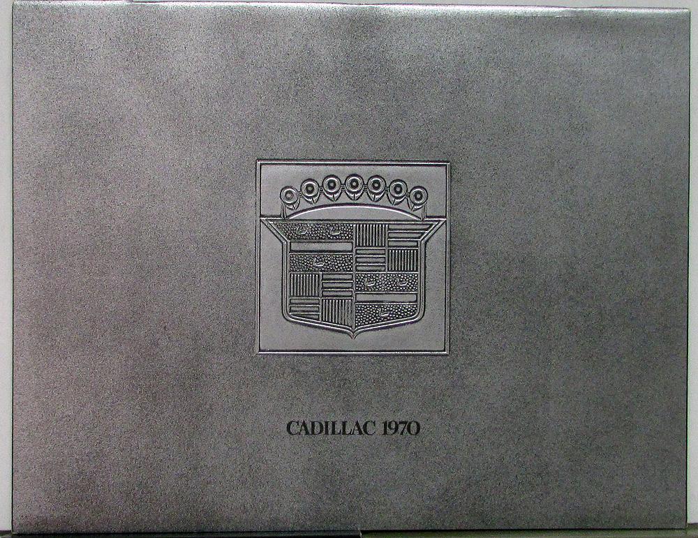1970 Cadillac XL Brougham 60 Special Eldorado 75 Deville Calais Sales Brochure