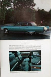 1970 Cadillac XL Brougham 60 Special Eldorado 75 Deville Calais Sales Brochure