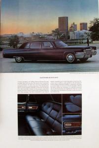 1970 Cadillac XL Brougham 60 Special Eldorado 75 Deville Calais Sales Brochure