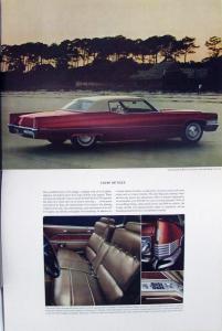 1970 Cadillac XL Brougham 60 Special Eldorado 75 Deville Calais Sales Brochure