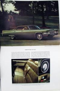 1970 Cadillac XL Brougham 60 Special Eldorado 75 Deville Calais Sales Brochure