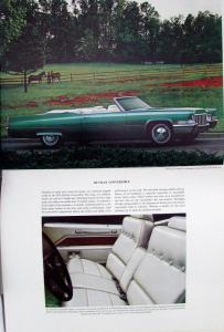 1970 Cadillac XL Brougham 60 Special Eldorado 75 Deville Calais Sales Brochure