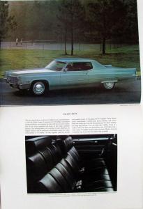 1970 Cadillac XL Brougham 60 Special Eldorado 75 Deville Calais Sales Brochure