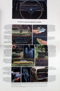 1970 Cadillac XL Brougham 60 Special Eldorado 75 Deville Calais Sales Brochure