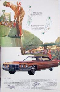 1971 Cadillac 60 Special Brougham Eldorado DeVille Sale Brochure at Masters Orig