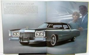 1971 Cadillac 60 75 Calais Eldorado Deville Prestige XL Sales Brochure Original
