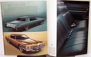 1971 Cadillac 60 75 Calais Eldorado Deville Prestige XL Sales Brochure Original