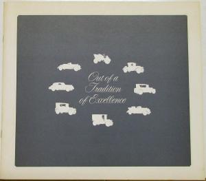 1972 Cadillac Fleetwood Brougham 75 Eldorado Deville Calais XL Sale Brochure