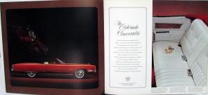 1972 Cadillac Fleetwood Brougham 75 Eldorado Deville Calais XL Sale Brochure