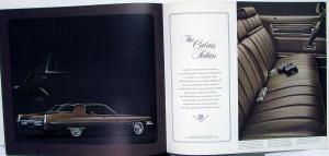 1972 Cadillac Fleetwood Brougham 75 Eldorado Deville Calais XL Sale Brochure