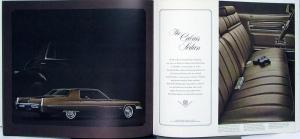 1972 Cadillac Fleetwood Brougham 75 Eldorado Deville Calais XL Sale Brochure