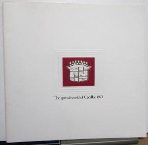 1973 Cadillac Brougham 75 Eldorado deVille Calais Prestige Sale Brochure