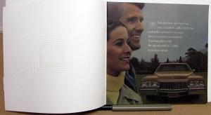 1973 Cadillac Brougham 75 Eldorado deVille Calais Prestige Sale Brochure