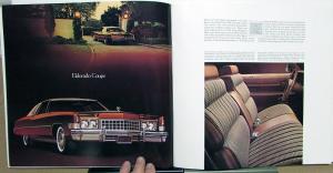 1973 Cadillac Brougham 75 Eldorado deVille Calais Prestige Sale Brochure