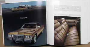 1973 Cadillac Brougham 75 Eldorado deVille Calais Prestige Sale Brochure