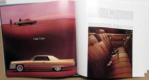 1973 Cadillac Brougham 75 Eldorado deVille Calais Prestige Sale Brochure