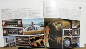 1973 Cadillac Brougham 75 Eldorado deVille Calais Prestige Sale Brochure