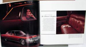 1974 Cadillac Fleetwood Brougham 75 Eldorado DeVille Calais XL Sales Brochure