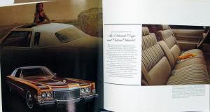 1974 Cadillac Fleetwood Brougham 75 Eldorado DeVille Calais XL Sales Brochure